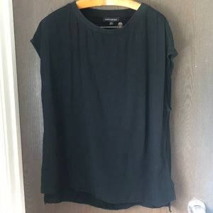 Banana republic minimalist rayon black top